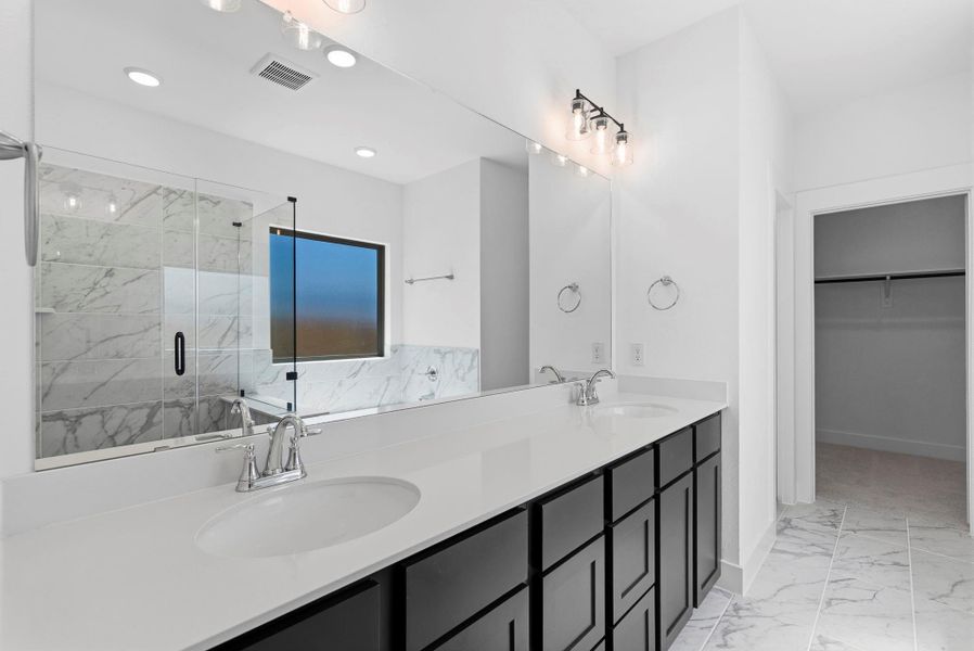 Furnished interior view inside a new home in Trinity Grove, Spring (Image 11). Furnished interior view inside a new home in Trinity Grove, Spring (Image 11).