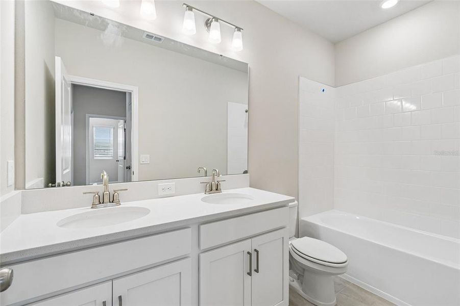 Furnished interior view inside a new home in Palmeras at Crossprairie – The Magnolia Collection, St. Cloud (Image 9).