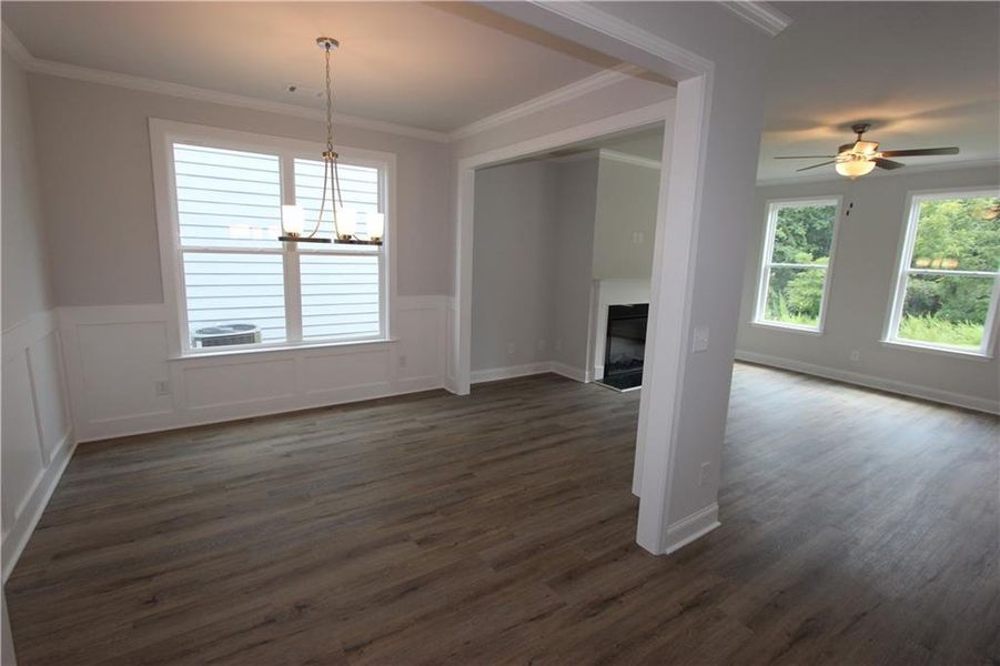 Spacious, unfurnished interior of a new home in Clark Farms, Flowery Branch (Image 13).