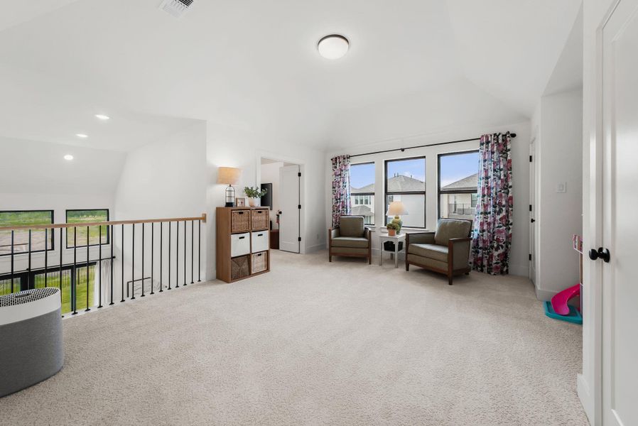 Furnished interior view inside a new home in Santa Rita Ranch, Liberty Hill (Image 31).