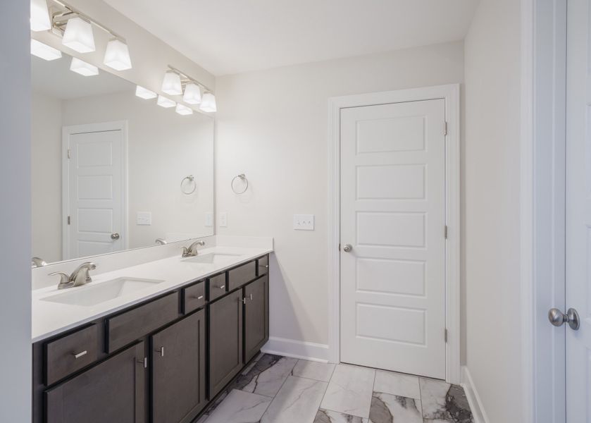 Representative furnished interior of a home built from the The Holland by Cothran Homes in Holly Ridge, Greenville (Image 12).