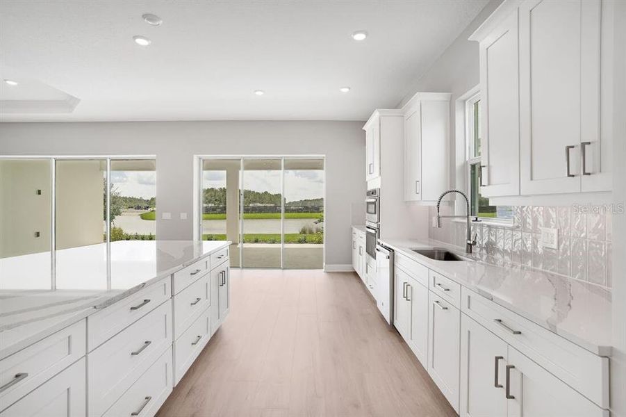 Furnished interior view inside a new home in Esplanade at Westview, Kissimmee (Image 8). Furnished interior view inside a new home in Esplanade at Westview, Kissimmee (Image 8).