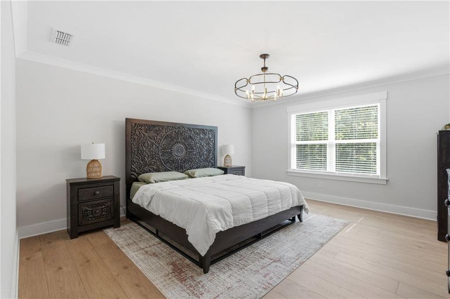 Furnished interior view inside a new home in , Flowery Branch (Image 6).