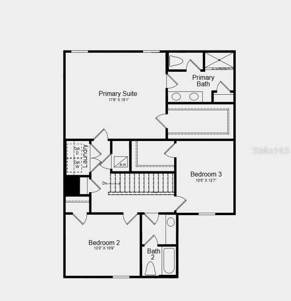 2D floor plan layout of this home in Solena, North Fort Myers, FL (Image 4). 2D floor plan layout of this home in Solena, North Fort Myers, FL (Image 4).