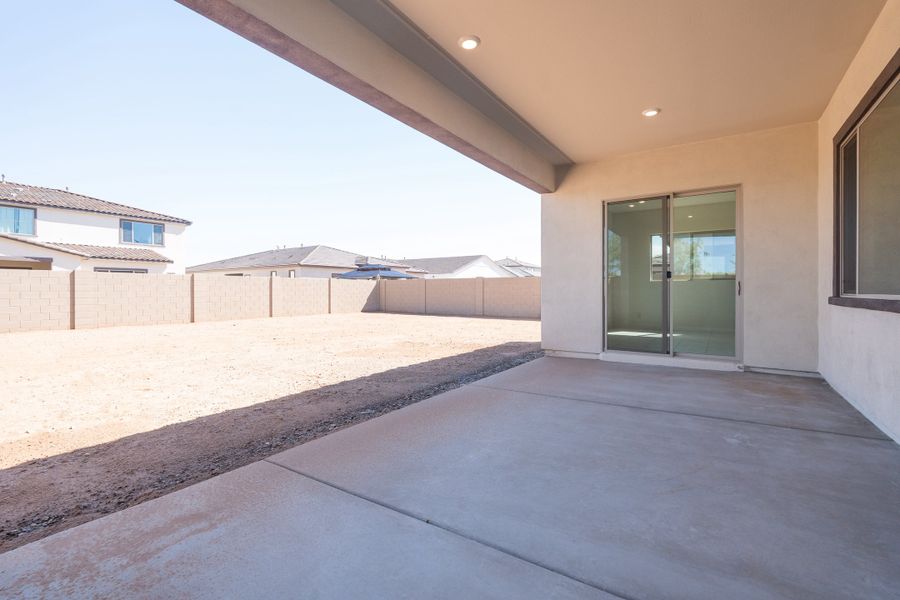 Exterior details and patio area of a home in Waterston Central, Gilbert (Image 2). Exterior details and patio area of a home in Waterston Central, Gilbert (Image 2).
