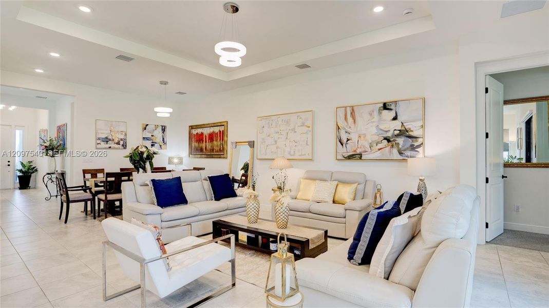 Furnished interior view inside a new home in , Westlake (Image 39).