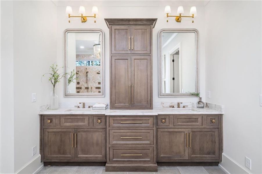 Furnished interior view inside a new home in , Alpharetta (Image 13).