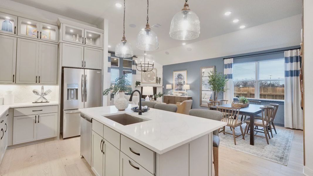 Furnished interior view inside a new home in Sunfield, Buda (Image 18).