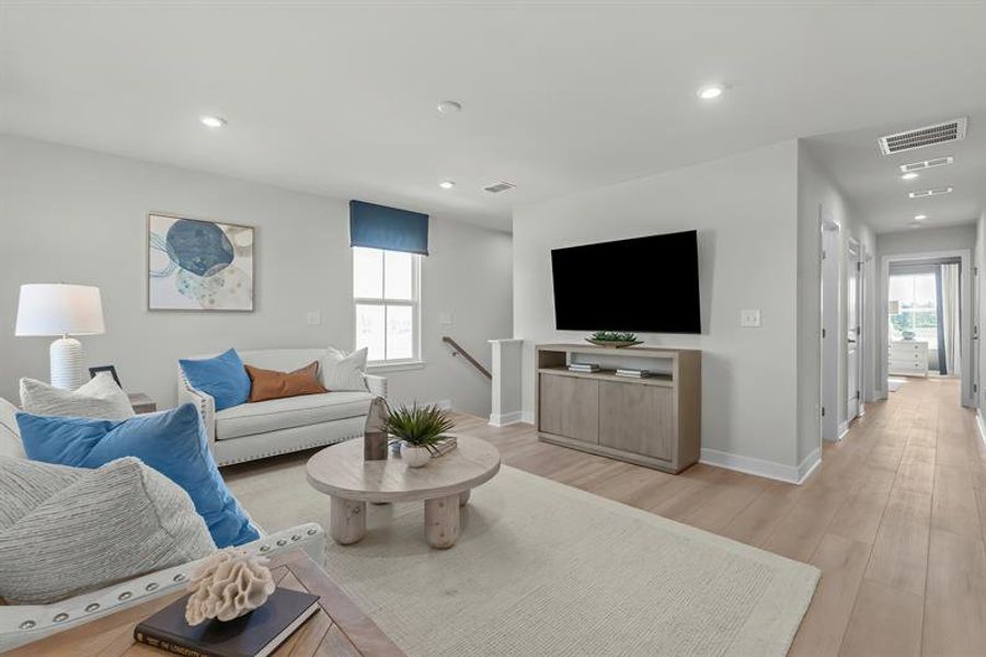 Representative furnished interior of a home built from the Meridian on the Waterway by Ryan Homes in Grande Dunes North Village, Longs (Image 22). Representative furnished interior of a home built from the Meridian on the Waterway by Ryan Homes in Grande Dunes North Village, Longs (Image 22).