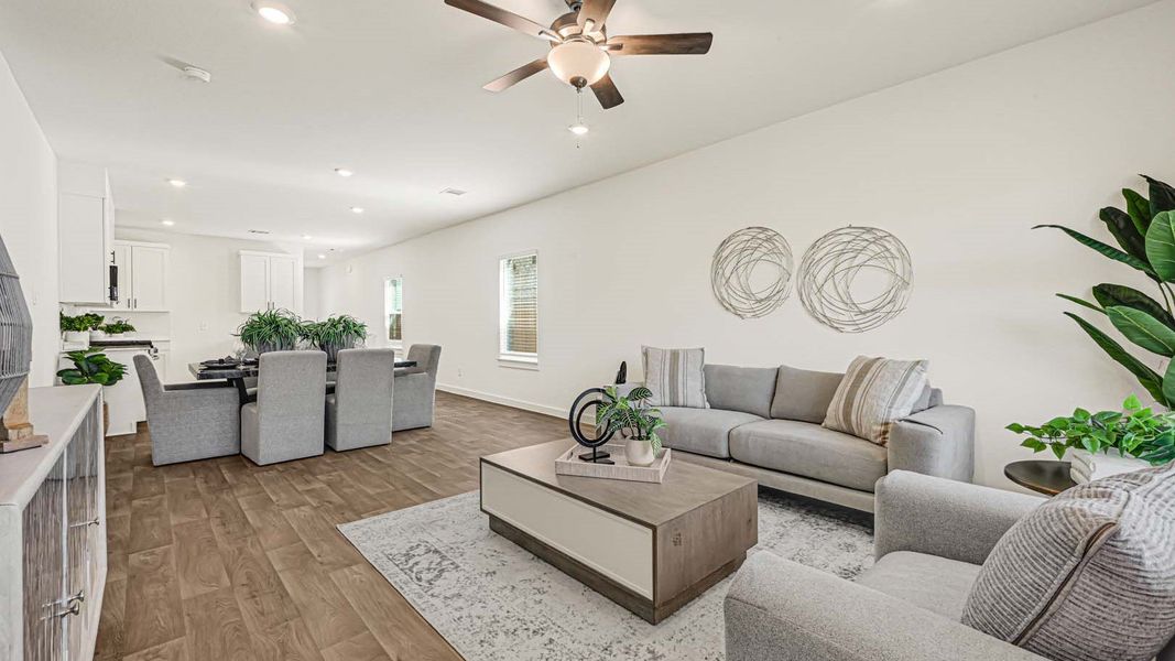 Furnished interior view inside a new home in Emberly, Beasley (Image 12).