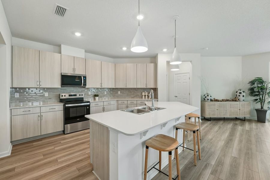 Furnished interior view inside a new home in Hawkes Meadow, Jacksonville (Image 5).
