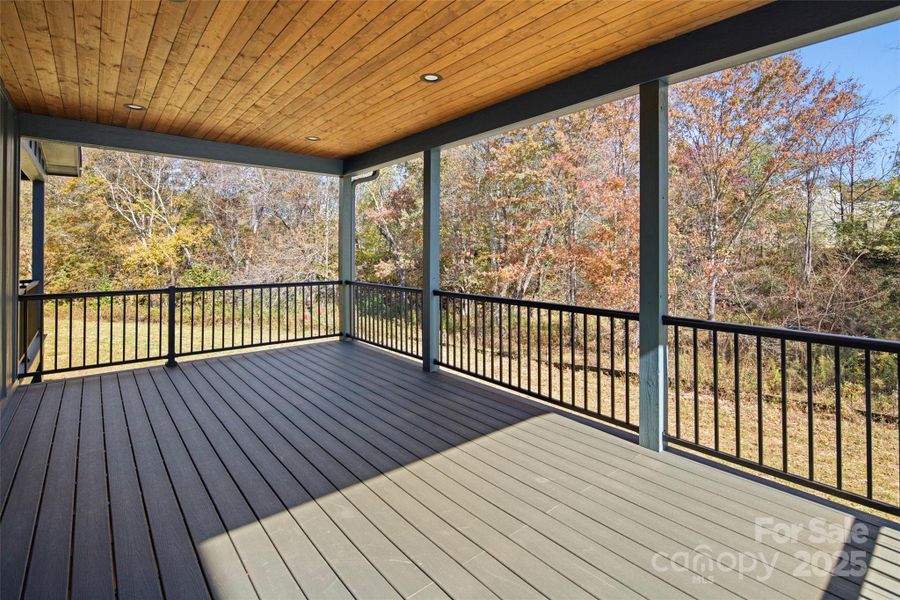Exterior details and patio area of a home in , Asheville (Image 3).