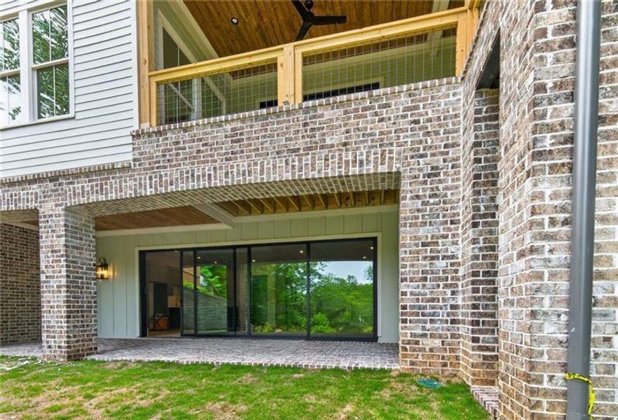 Exterior details and patio area of a home in , Roswell (Image 28). Exterior details and patio area of a home in , Roswell (Image 28).