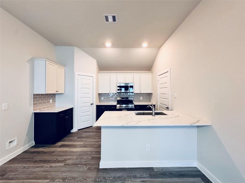Furnished interior view inside a new home in , Cleveland (Image 4).