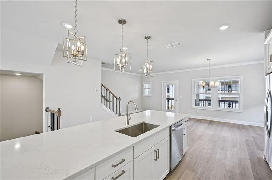 Furnished interior view inside a new home in , Lawrenceville (Image 21).