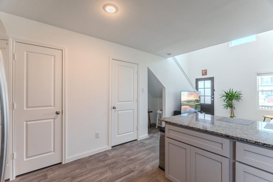 Large Pantry and Easy Access To Laundry Closet. Large Pantry and Easy Access To Laundry Closet.