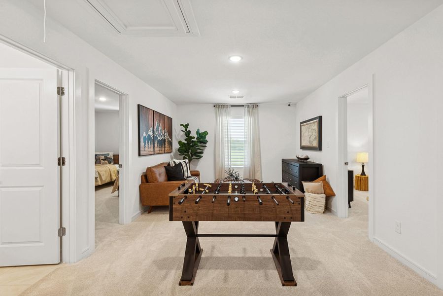 Versatile loft upstairs (*Photo not of actual home and used for illustration purposes only.)