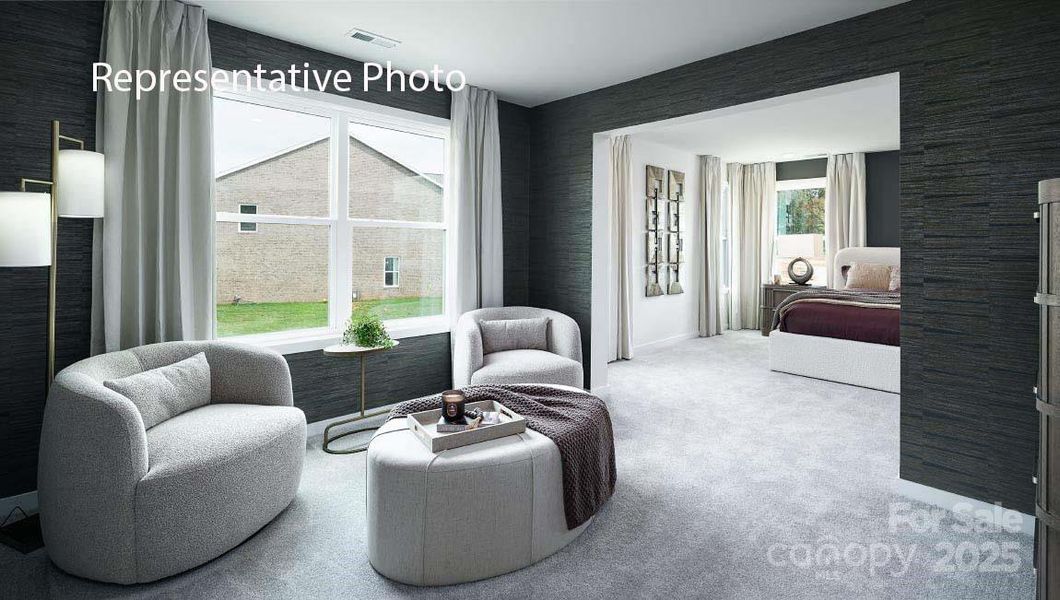 Furnished interior view inside a new home in Sanctuary at Southgate, Indian Trail (Image 10).