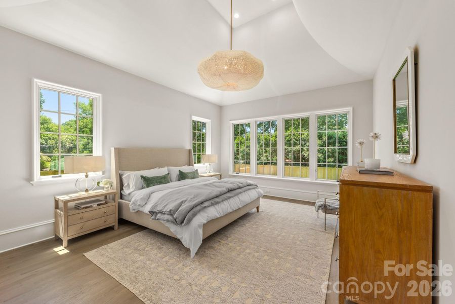 Furnished interior view inside a new home in , Charlotte (Image 36).