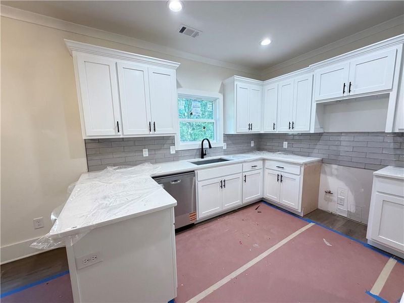 In-progress construction of a new home in , Jefferson, GA (Image 19).