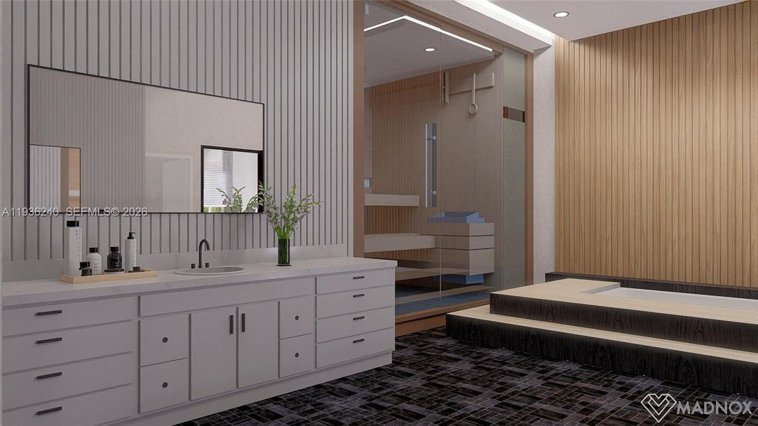 Furnished interior view inside a new home in , Weston (Image 16).