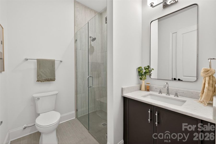 Furnished interior view inside a new home in , Charlotte (Image 13).