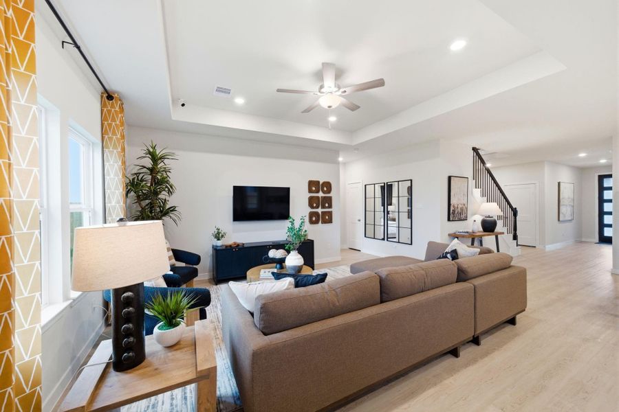 Furnished interior view inside a new home in Fulshear Junction, Fulshear (Image 9).