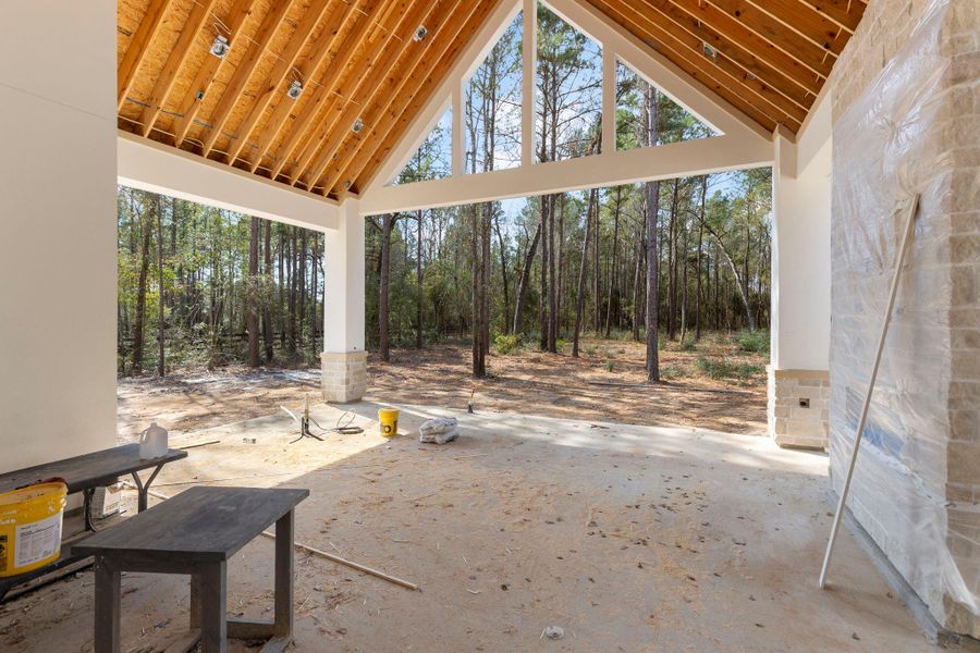 In-progress construction of a new home in , Montgomery, TX (Image 14). In-progress construction of a new home in , Montgomery, TX (Image 14).