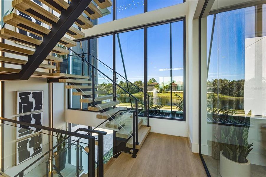 Furnished interior view inside a new home in Legends Bay, Bradenton (Image 64).