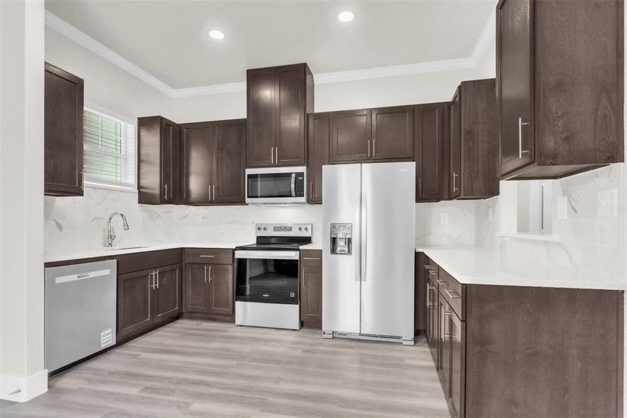 All stainless appliances, refrigeratior included