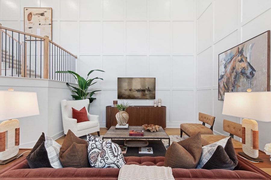 Representative Family Room - some options shown