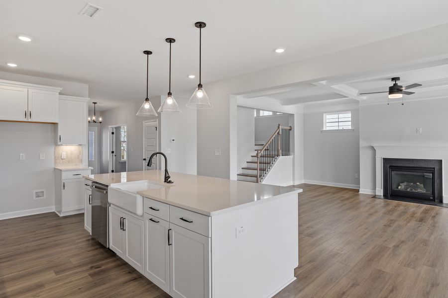Furnished interior view inside a new home in Sweetbrier, Durham (Image 10).