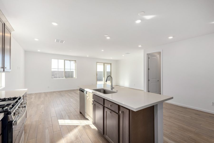 Furnished interior view inside a new home in Teravalis, Buckeye (Image 4).