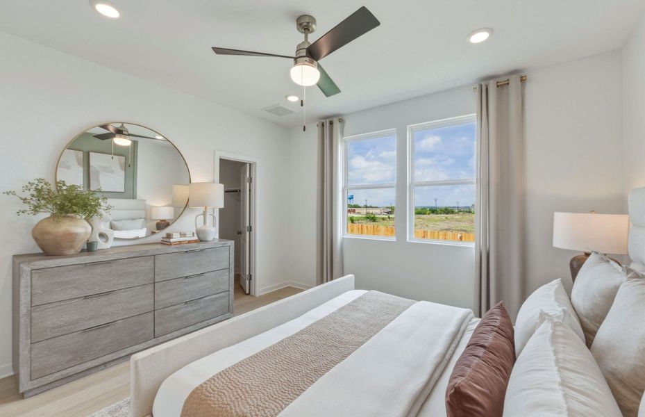 Representative furnished interior of a home built from the Hewitt by Centex in Vantage, San Marcos (Image 13).