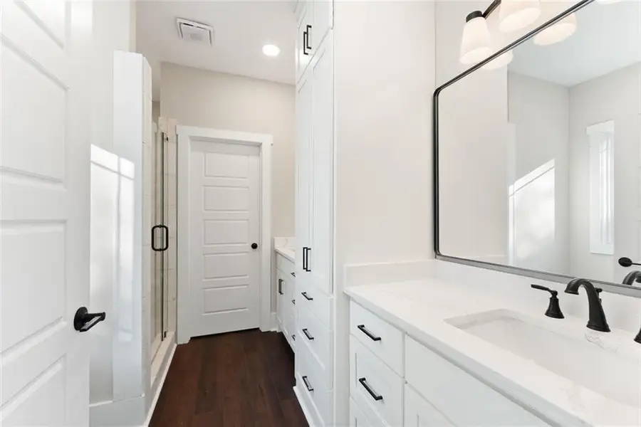 Furnished interior view inside a new home in , Sautee Nacoochee (Image 8).