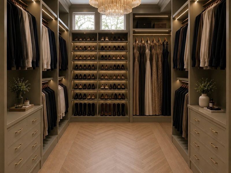 Primary walk-in closet