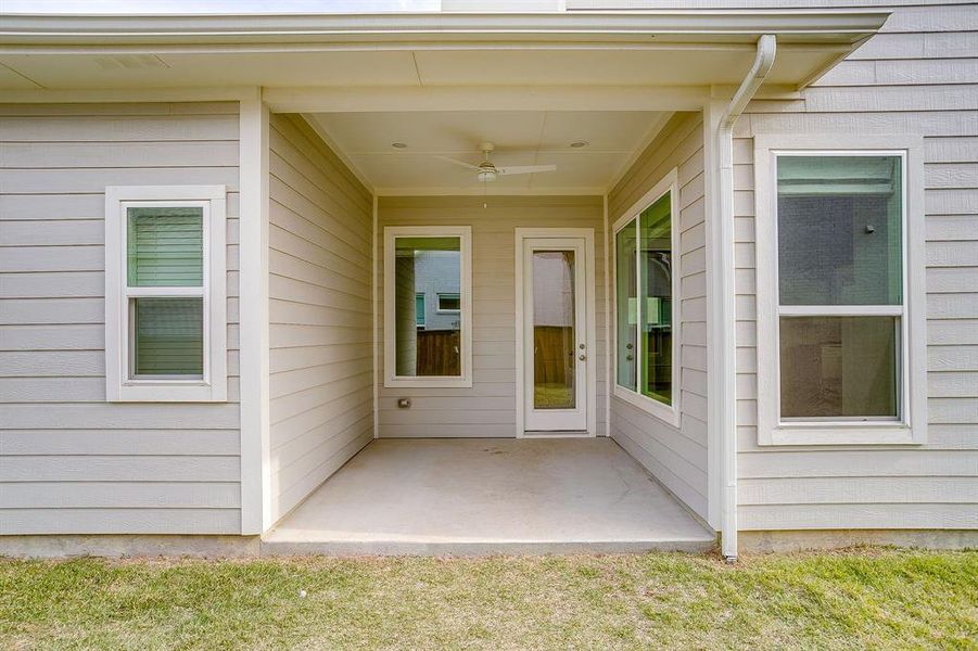 Exterior details and patio area of a home in Walsh, Fort Worth (Image 26). Exterior details and patio area of a home in Walsh, Fort Worth (Image 26).