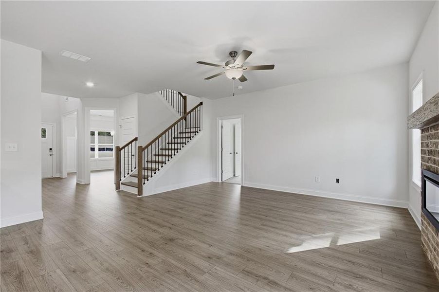 Spacious, unfurnished interior of a new home in Palm Springs Manor Create Homes, Ellenwood (Image 46). Spacious, unfurnished interior of a new home in Palm Springs Manor Create Homes, Ellenwood (Image 46).