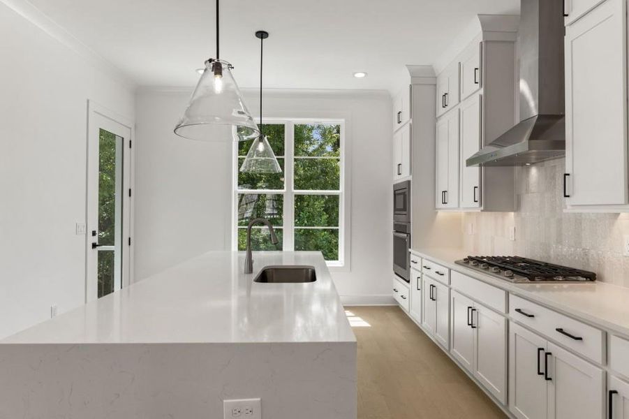 Furnished interior view inside a new home in , Roswell (Image 10).