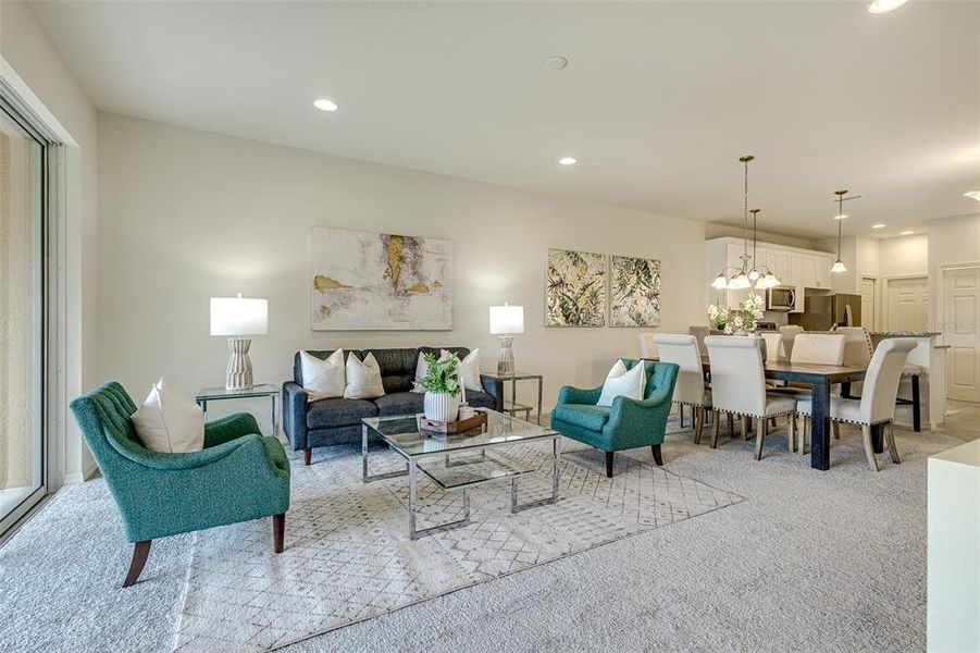 Furnished interior view inside a new home in , Winter Haven (Image 13).