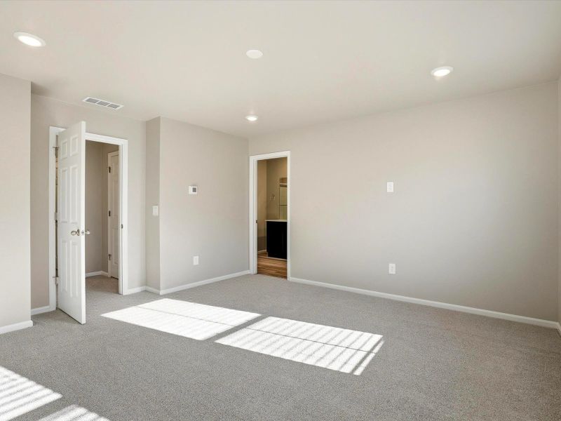 Spacious, unfurnished interior of a new home in Skyview at High Point, Aurora (Image 15). Spacious, unfurnished interior of a new home in Skyview at High Point, Aurora (Image 15).