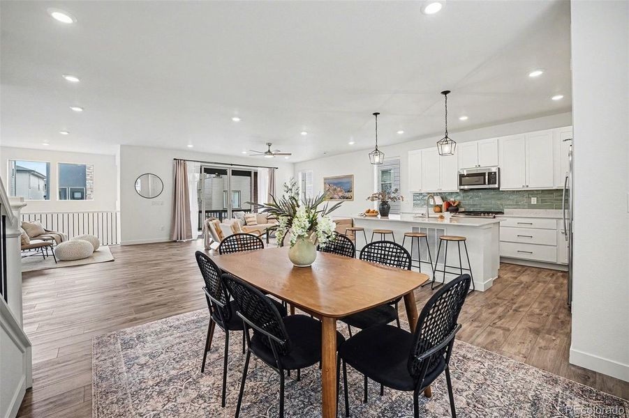Furnished interior view inside a new home in Red Rocks Ranch, Morrison (Image 36).