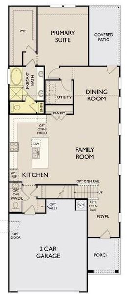 2D floor plan layout of this home in The Homestead at Lariat, Liberty Hill, TX (Image 3). 2D floor plan layout of this home in The Homestead at Lariat, Liberty Hill, TX (Image 3).
