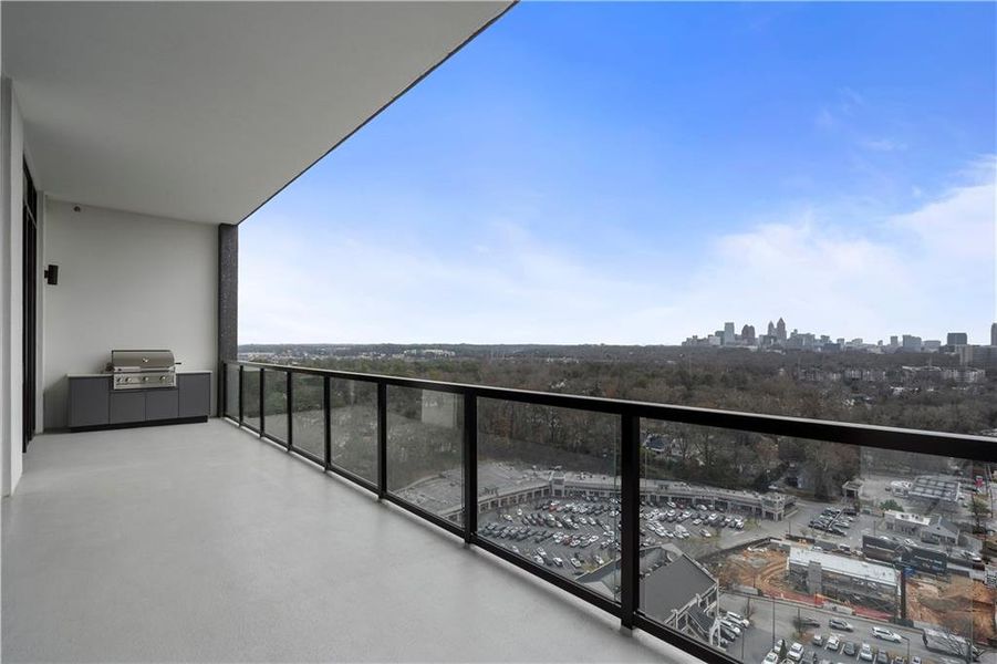 Exterior details and patio area of a home in The Dillon Buckhead, Atlanta (Image 32).