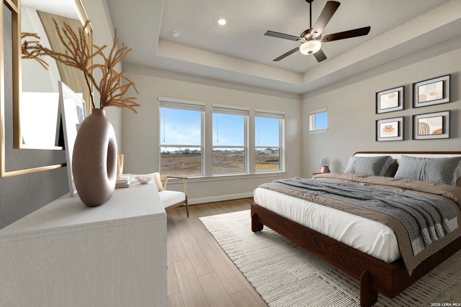 Furnished interior view inside a new home in Megans Landing – Half-Acre Homesites, Castroville (Image 6).