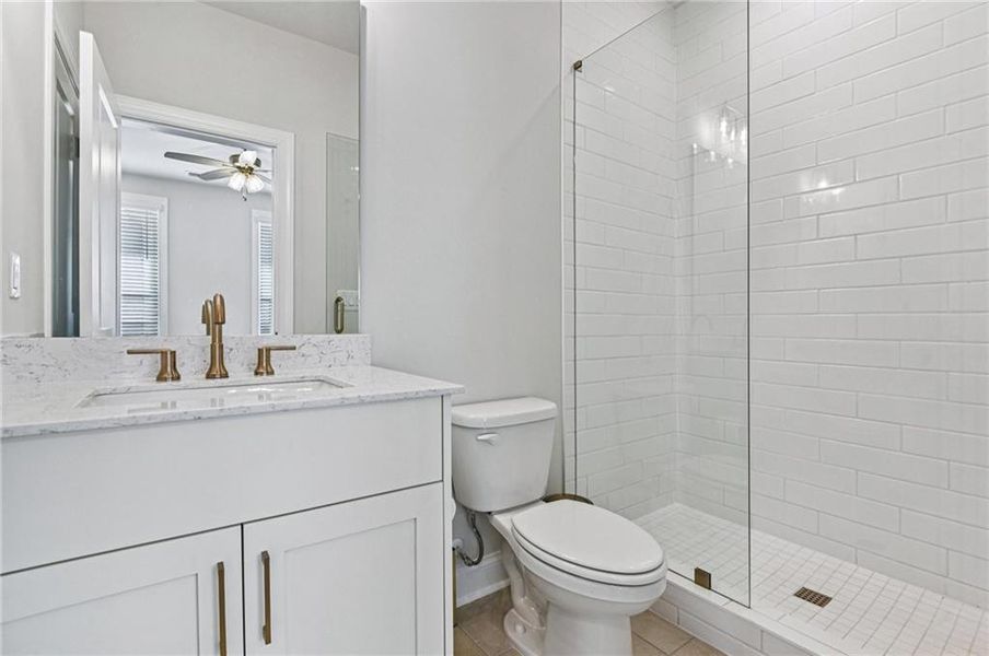 Furnished interior view inside a new home in Byers Park, Alpharetta (Image 43).