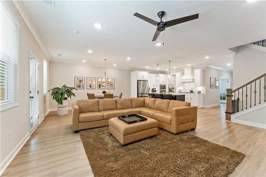 Furnished interior view inside a new home in Tapp Farm, Powder Springs (Image 23). Furnished interior view inside a new home in Tapp Farm, Powder Springs (Image 23).