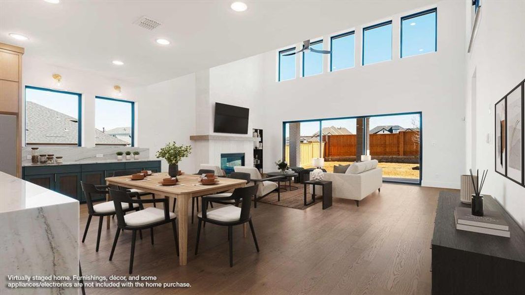 Furnished interior view inside a new home in Fields 50', Frisco (Image 10). Furnished interior view inside a new home in Fields 50', Frisco (Image 10).