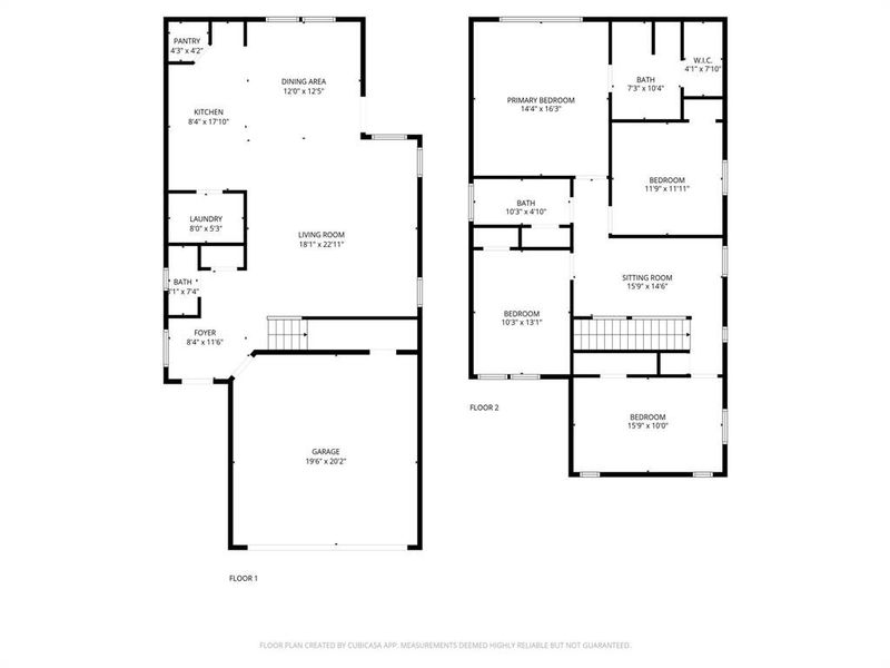 2D floor plan layout of this home in , Dallas, TX (Image 3).