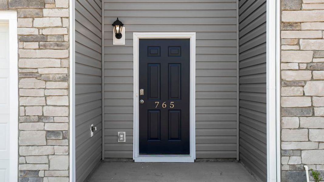 Exterior details and patio area of a home in Covington Village, Greer (Image 4). Exterior details and patio area of a home in Covington Village, Greer (Image 4).
